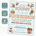 church Christmas bazaar sign editable